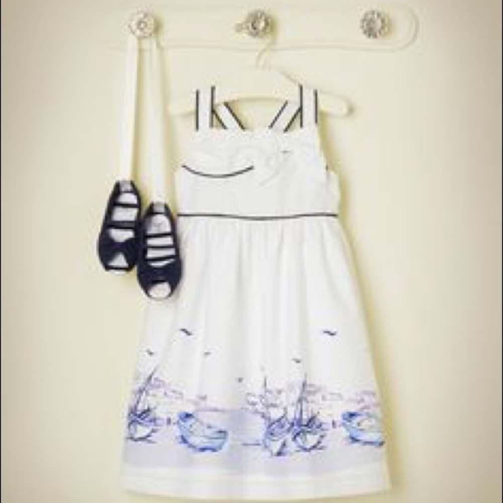 Janie & Jack Sailboat Sundress NWT sz12